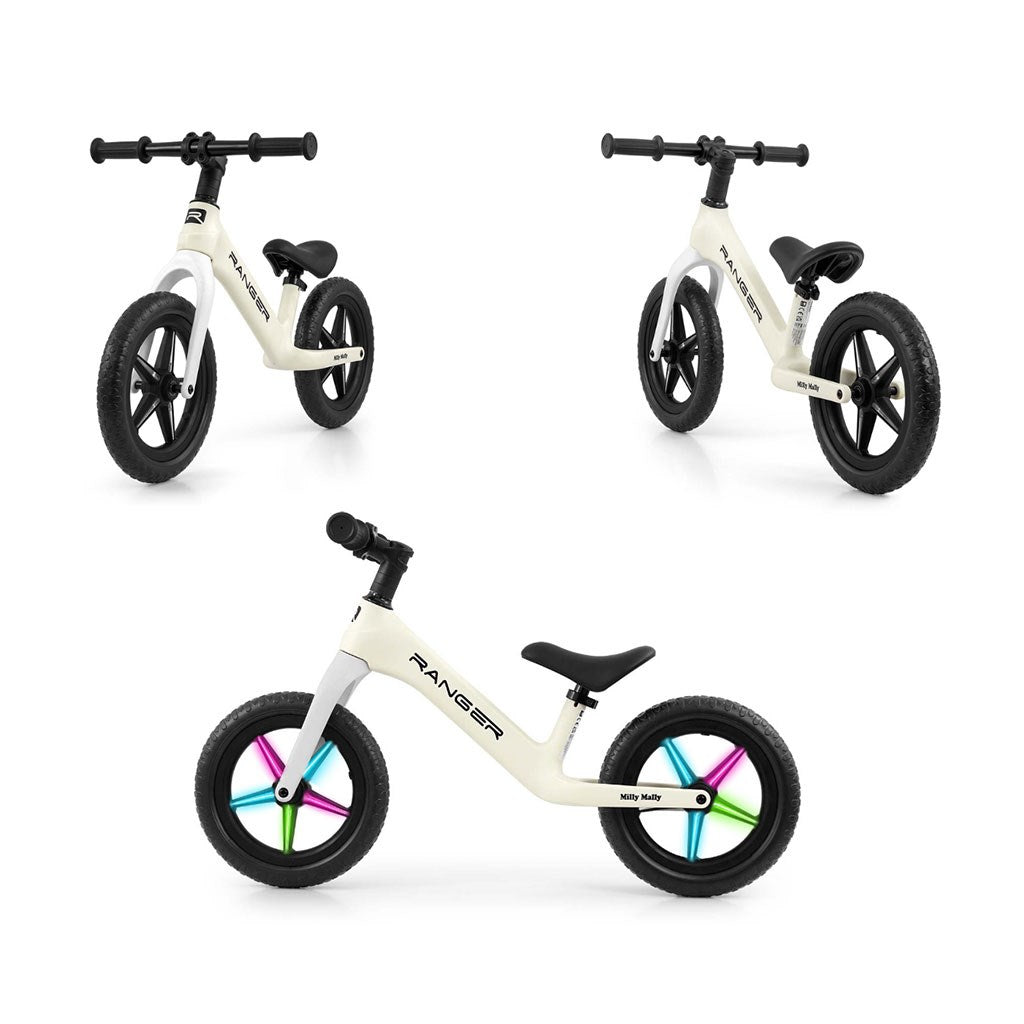 Gyerek futóbicikli Milly Mally Ranger Flash White