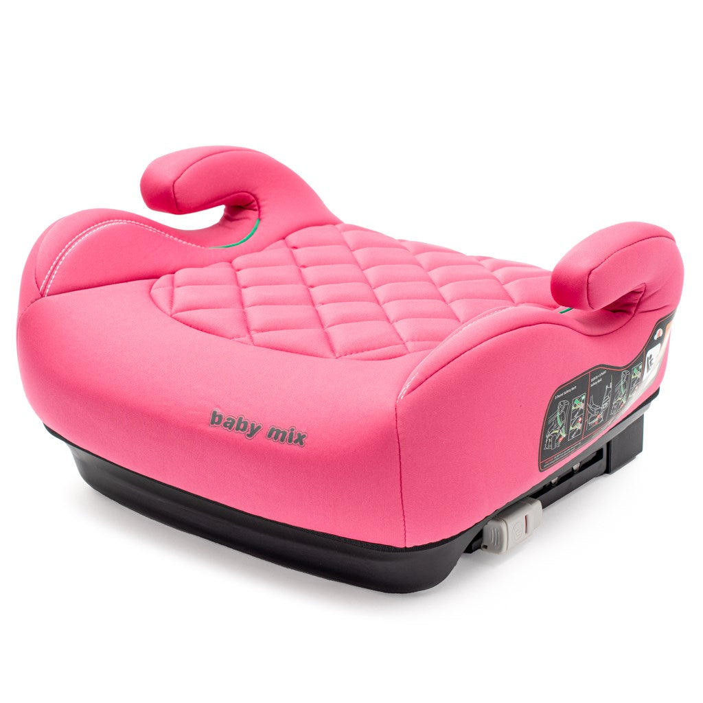 Autós ülésmagasító  BABY MIX HERO Plus ISOFIX I-SIZE pink