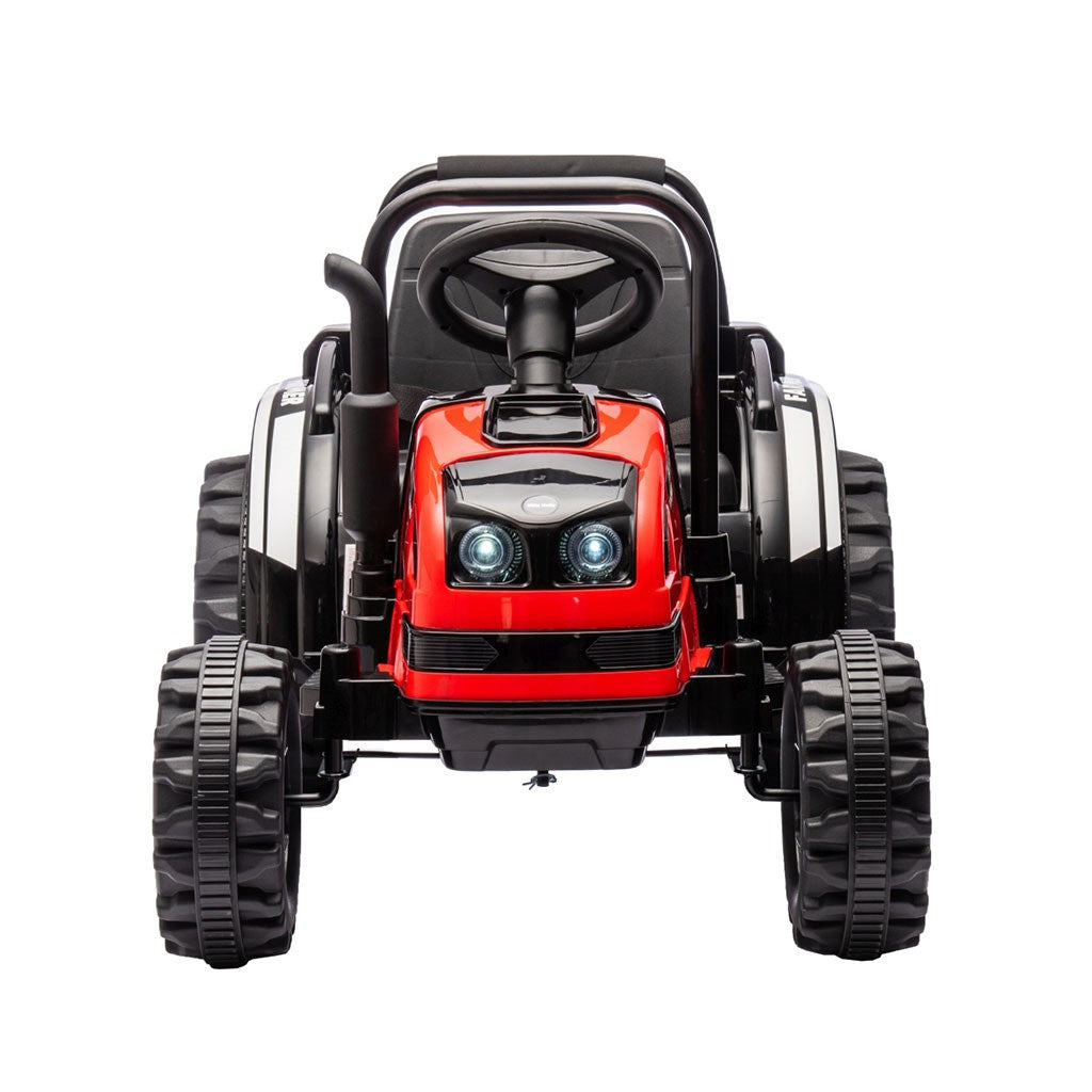 Elektromos vontató pótkocsival Milly Mally Farmer piros