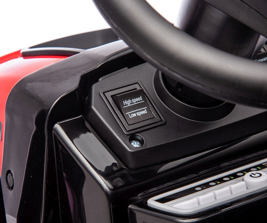 Elektromos vontató pótkocsival Milly Mally Farmer piros