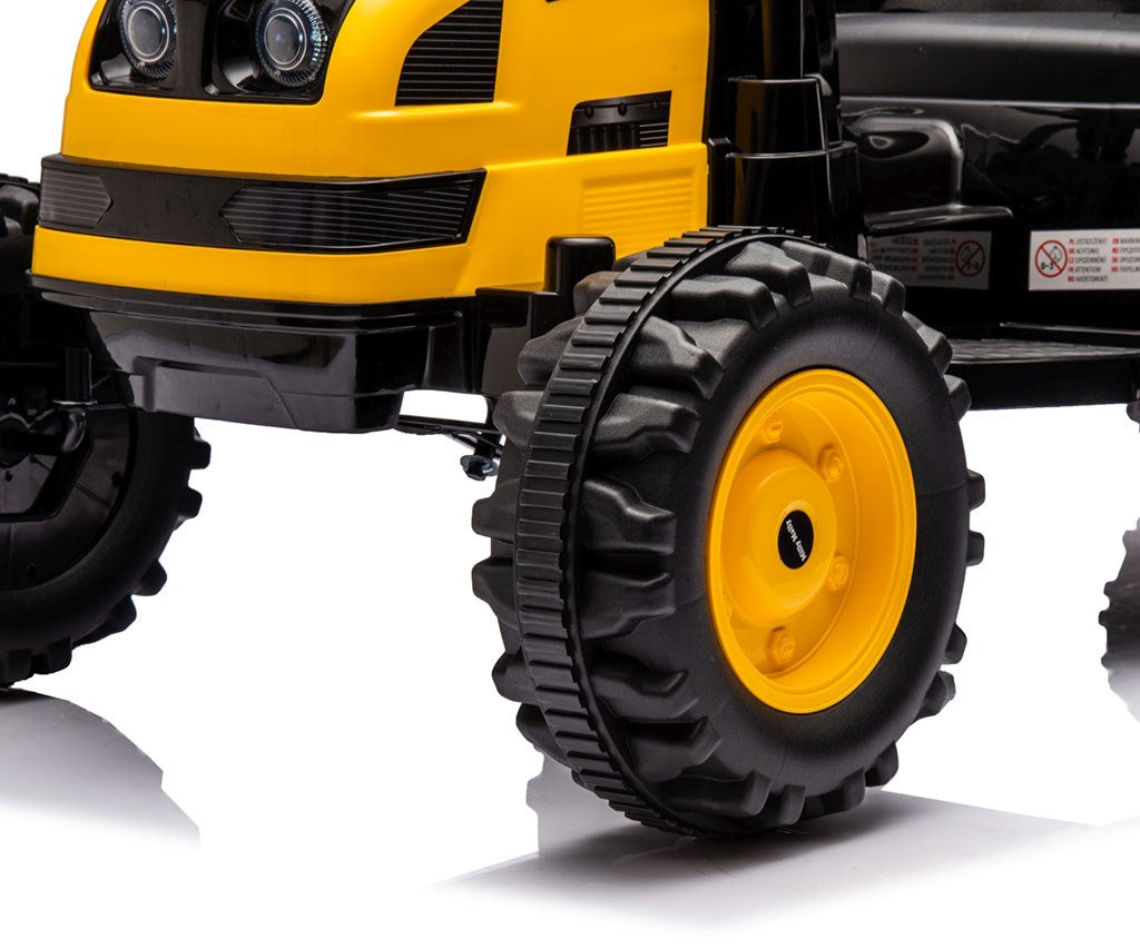 Elektromos vontató pótkocsival Milly Mally Farmer sárga