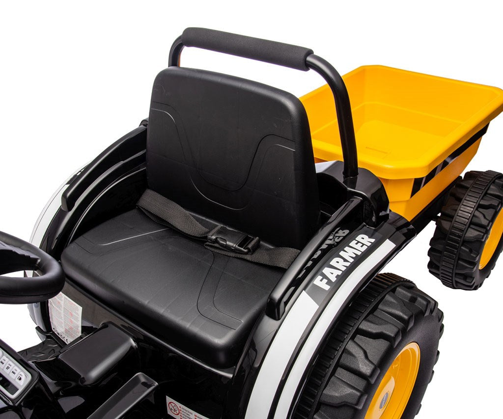 Elektromos vontató pótkocsival Milly Mally Farmer sárga