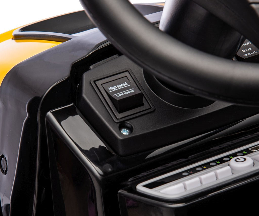 Elektromos vontató pótkocsival Milly Mally Farmer sárga