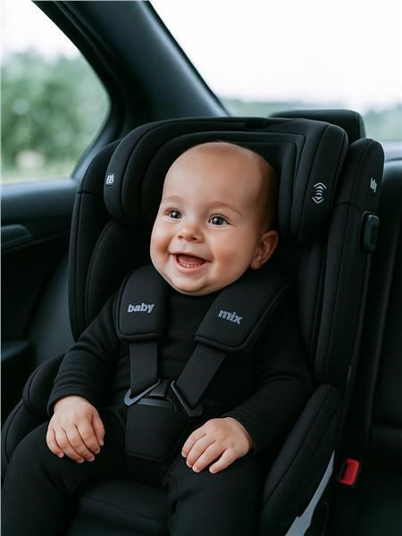 Autósülés BABY MIX HERO PRO I-SIZE black