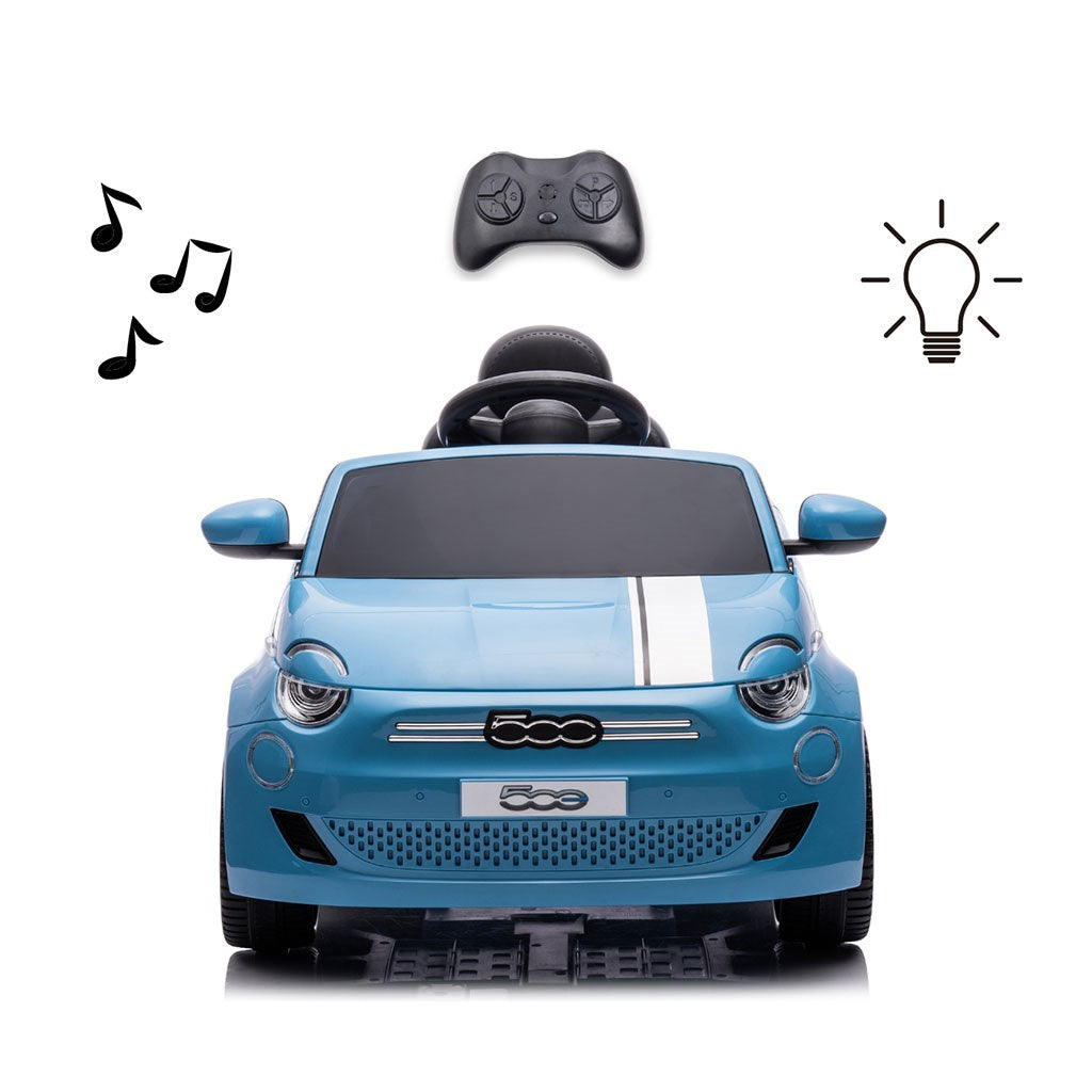 Elektromos autó Milly Mally Fiat 500e kék