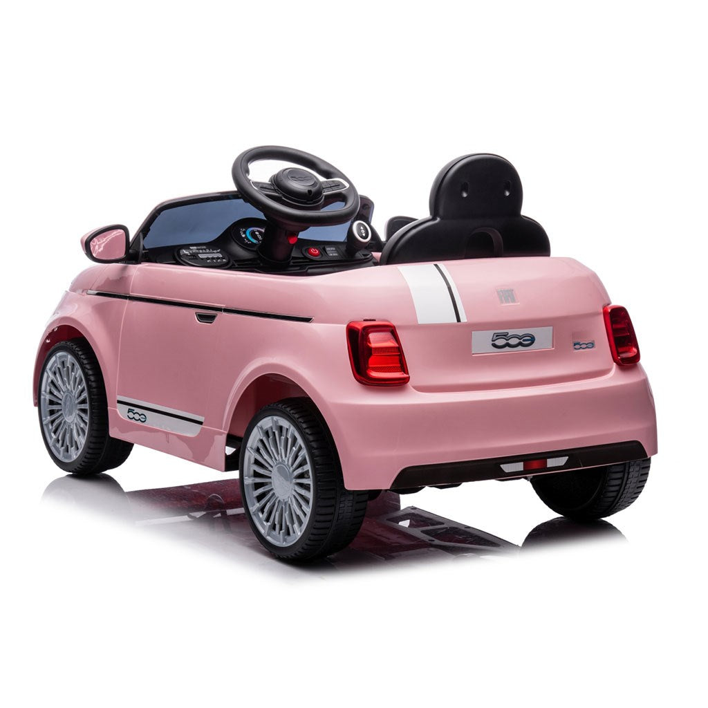Elektromos autó Milly Mally  Fiat 500e rózsaszín