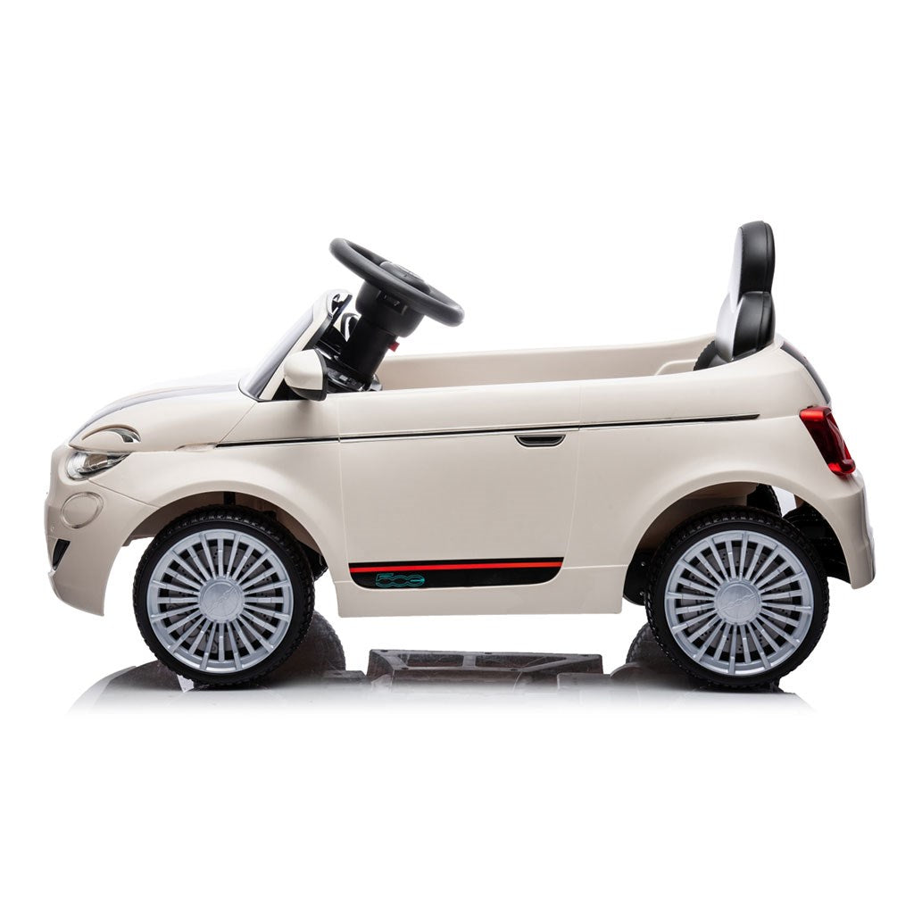 Elektromos autó Milly Mally Fiat 500e fehér