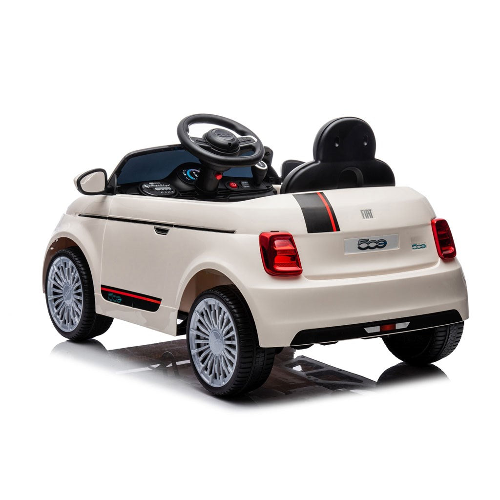 Elektromos autó Milly Mally Fiat 500e fehér