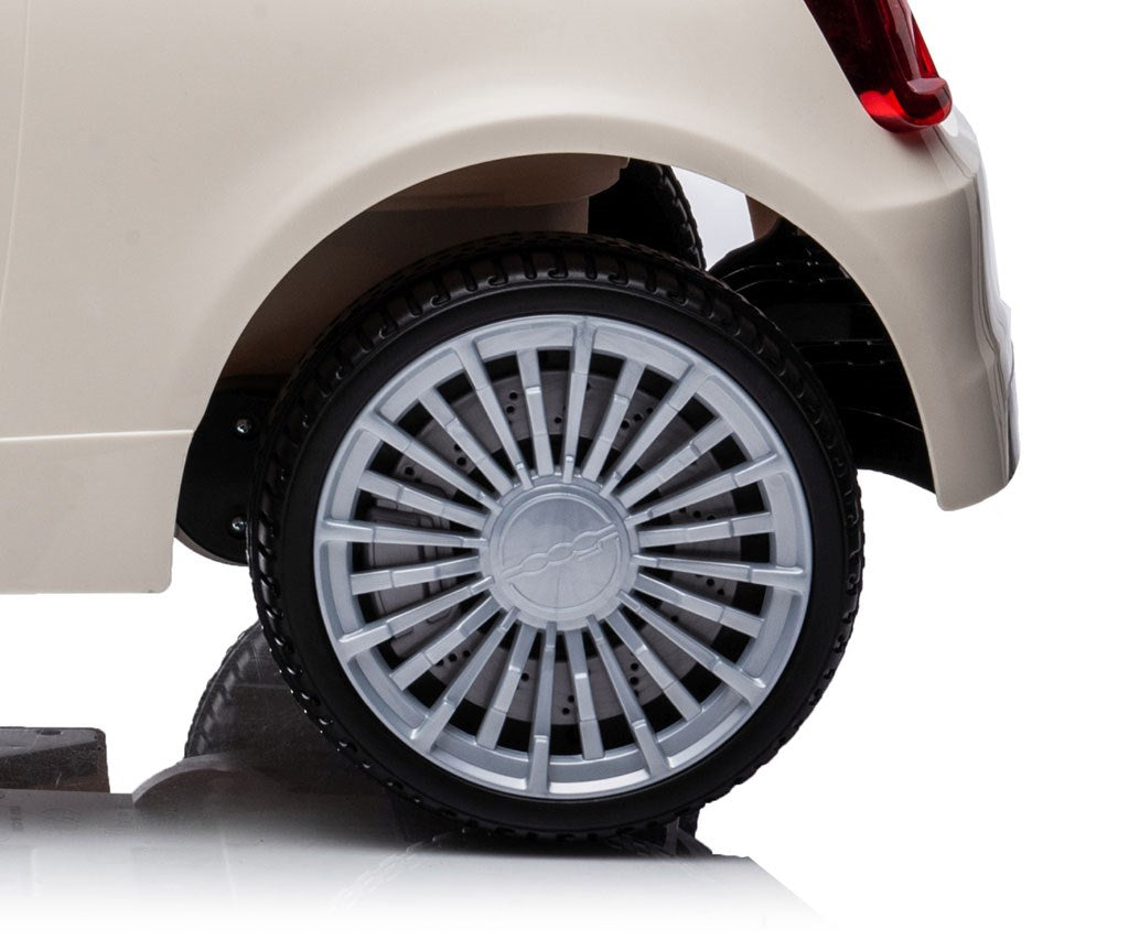 Elektromos autó Milly Mally Fiat 500e fehér