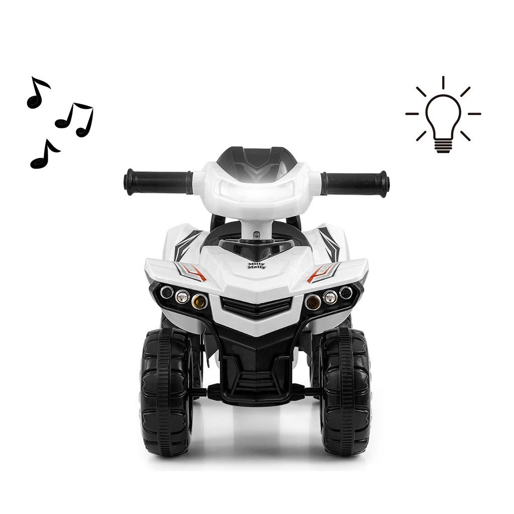 Gyerek négykerekű jármű Milly Mally Monster White