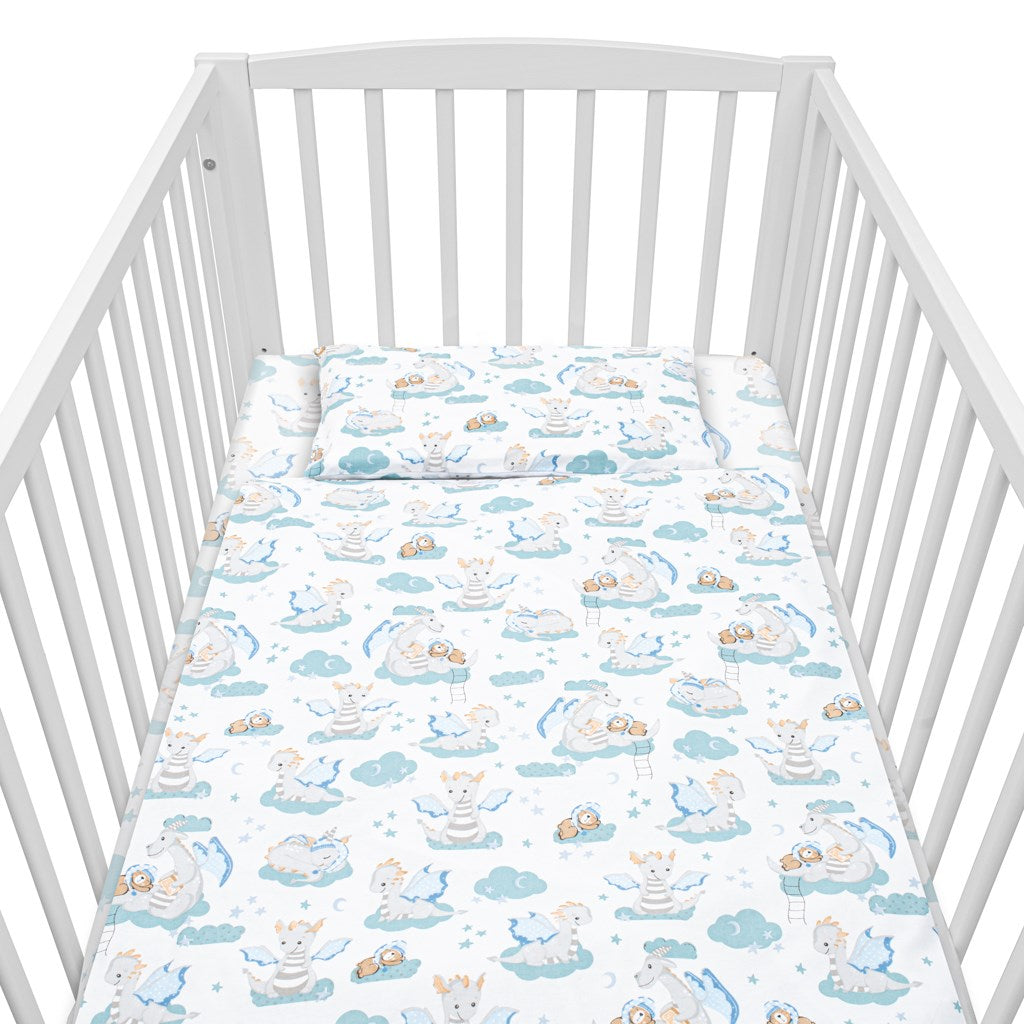 2-részes ágyneműhuzat New Baby Sárkány 90/120 cm