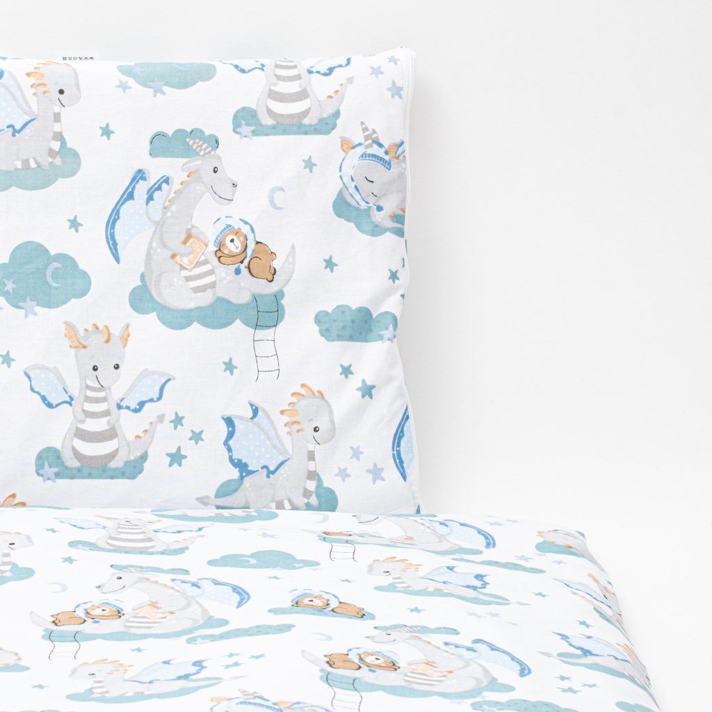 2-részes ágyneműhuzat New Baby Sárkány 90/120 cm