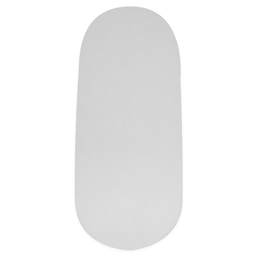 Muszlin kiságyba való lepedő New Baby 35x75 cm szürke