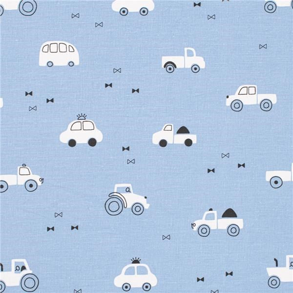 Pamut babakocsihoz való lepedő pamut New Baby Játékautó Tuuut 35x75cm