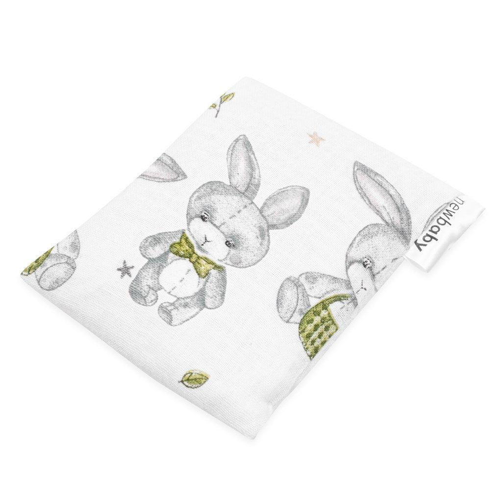 Muszlin Fűtő- és hűtőpárna Thermophore cseresznyemagvakkal New Baby STANDARD rabbit