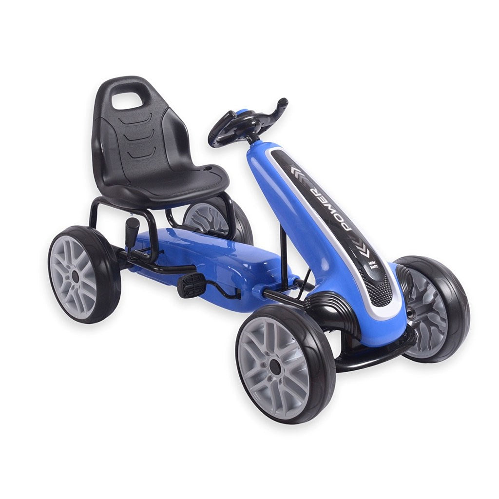 Go-kart Milly Mally Power pedálos gyerek gokart kék