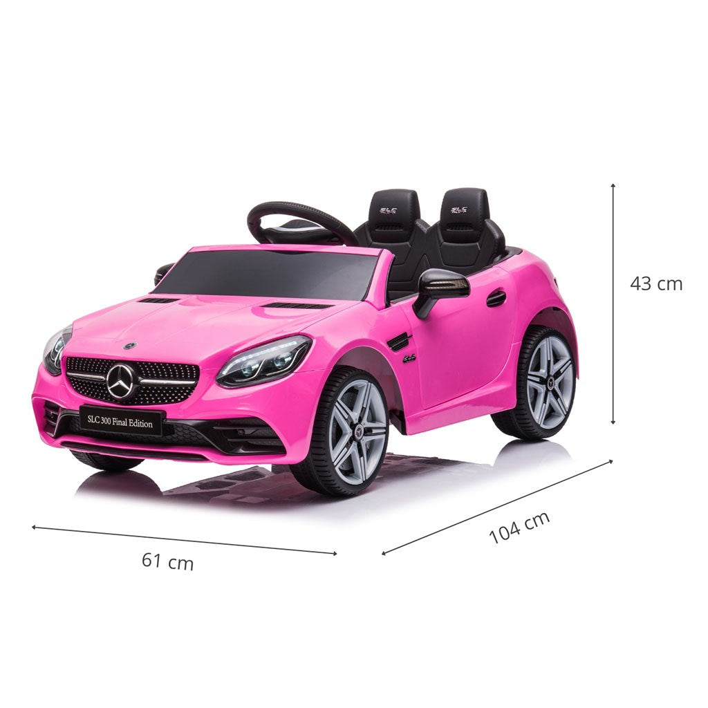 Elektromos autó Milly Mally Milly Mally Mercedes-Benz SLC Pink