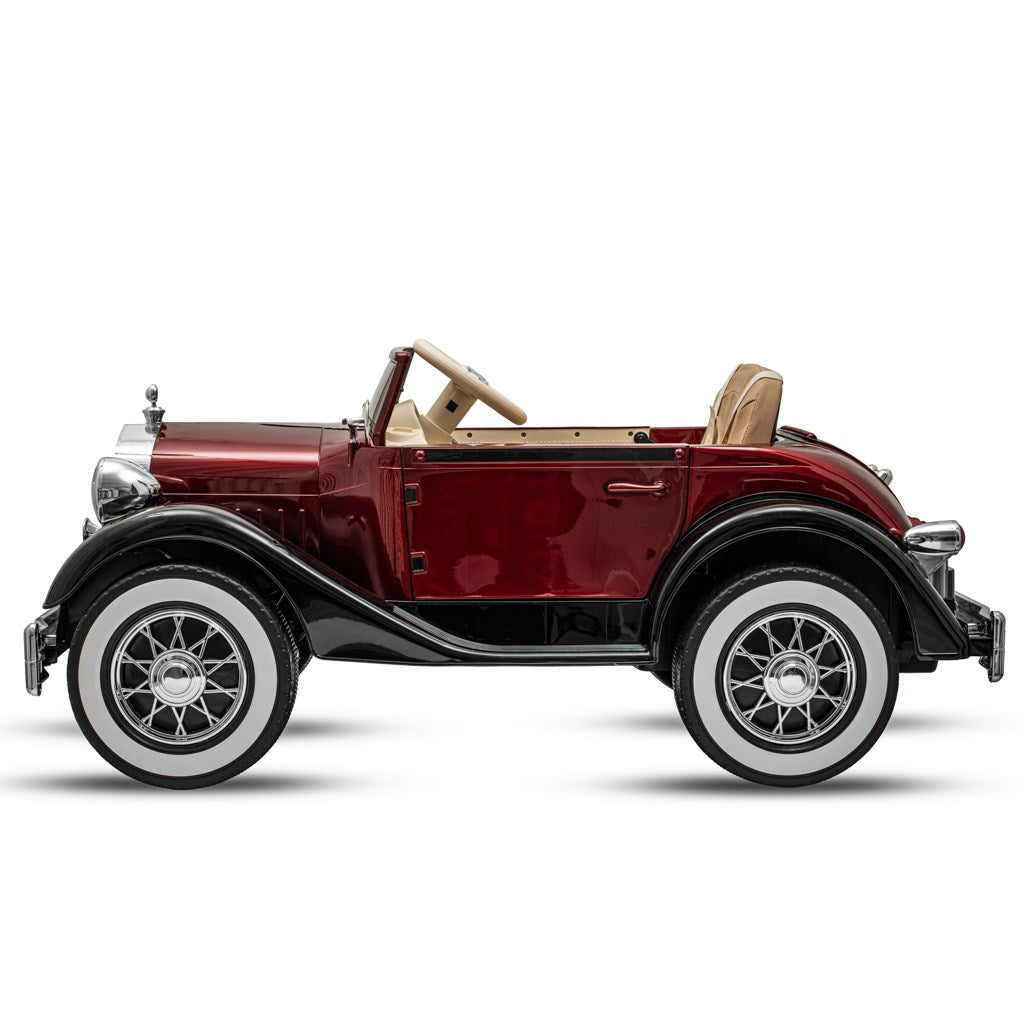 Elektromos autó Retro 4x4 Baby Mix pirosra festve