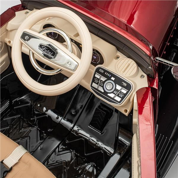 Elektromos autó Retro 4x4 Baby Mix pirosra festve