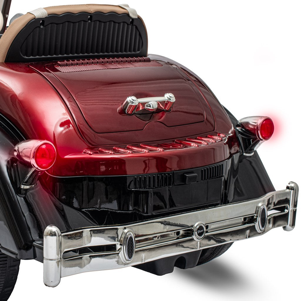 Elektromos autó Retro 4x4 Baby Mix pirosra festve