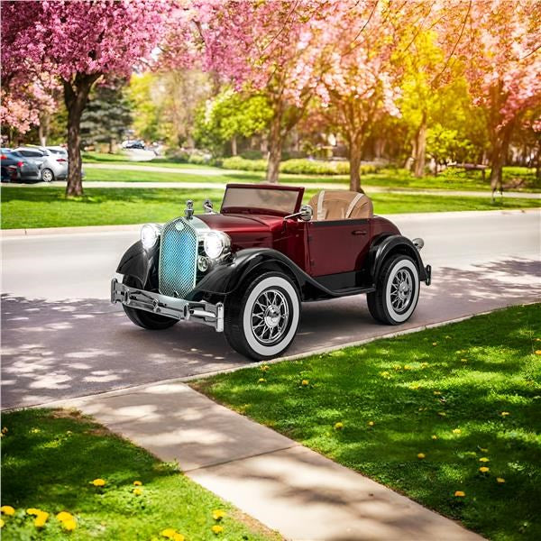 Elektromos autó Retro 4x4 Baby Mix pirosra festve