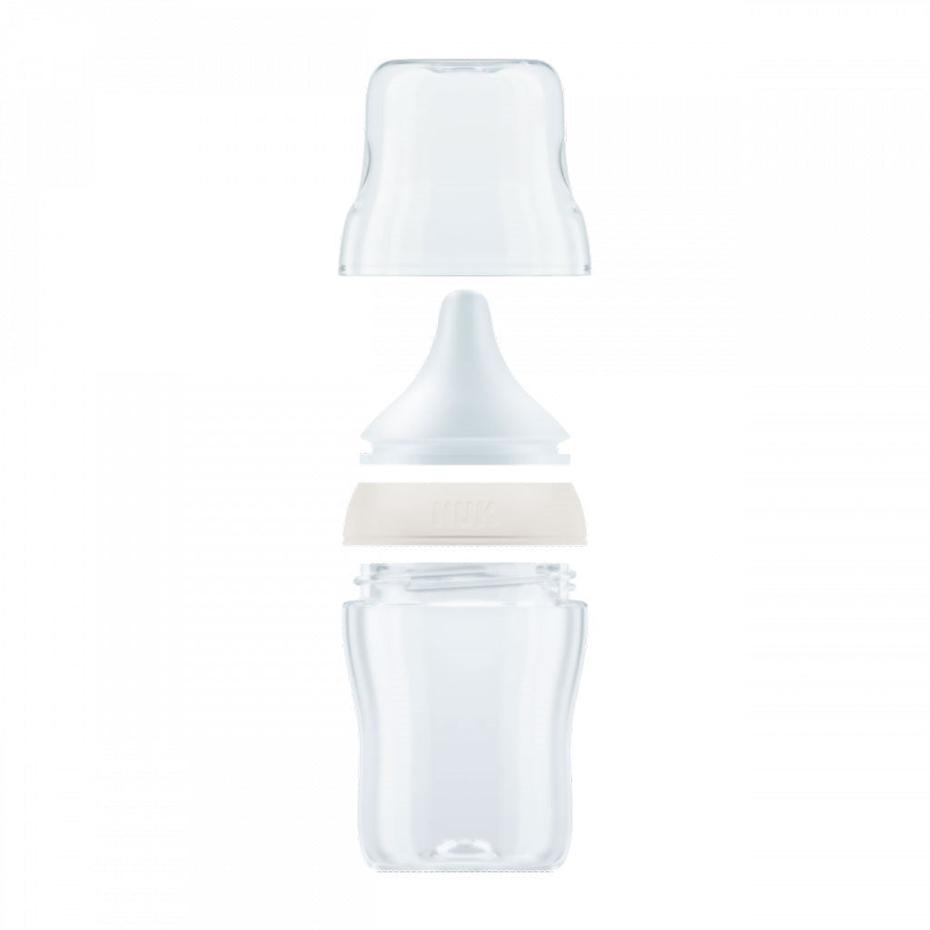 Baba cumisüveg NUK Perfect Match Temperature Control 150 ml szürke