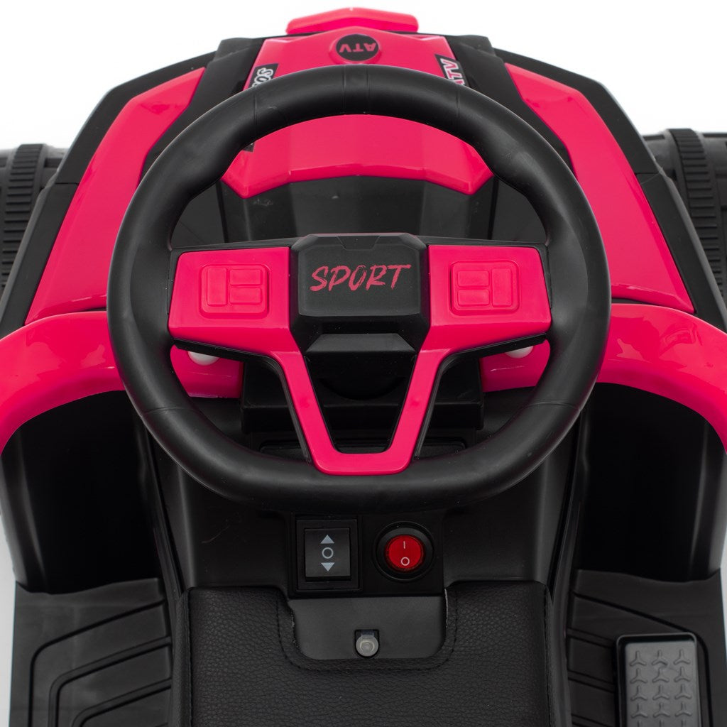 Baby Mix Ruggy elektromos futóbicikli vezetőrúddal piros