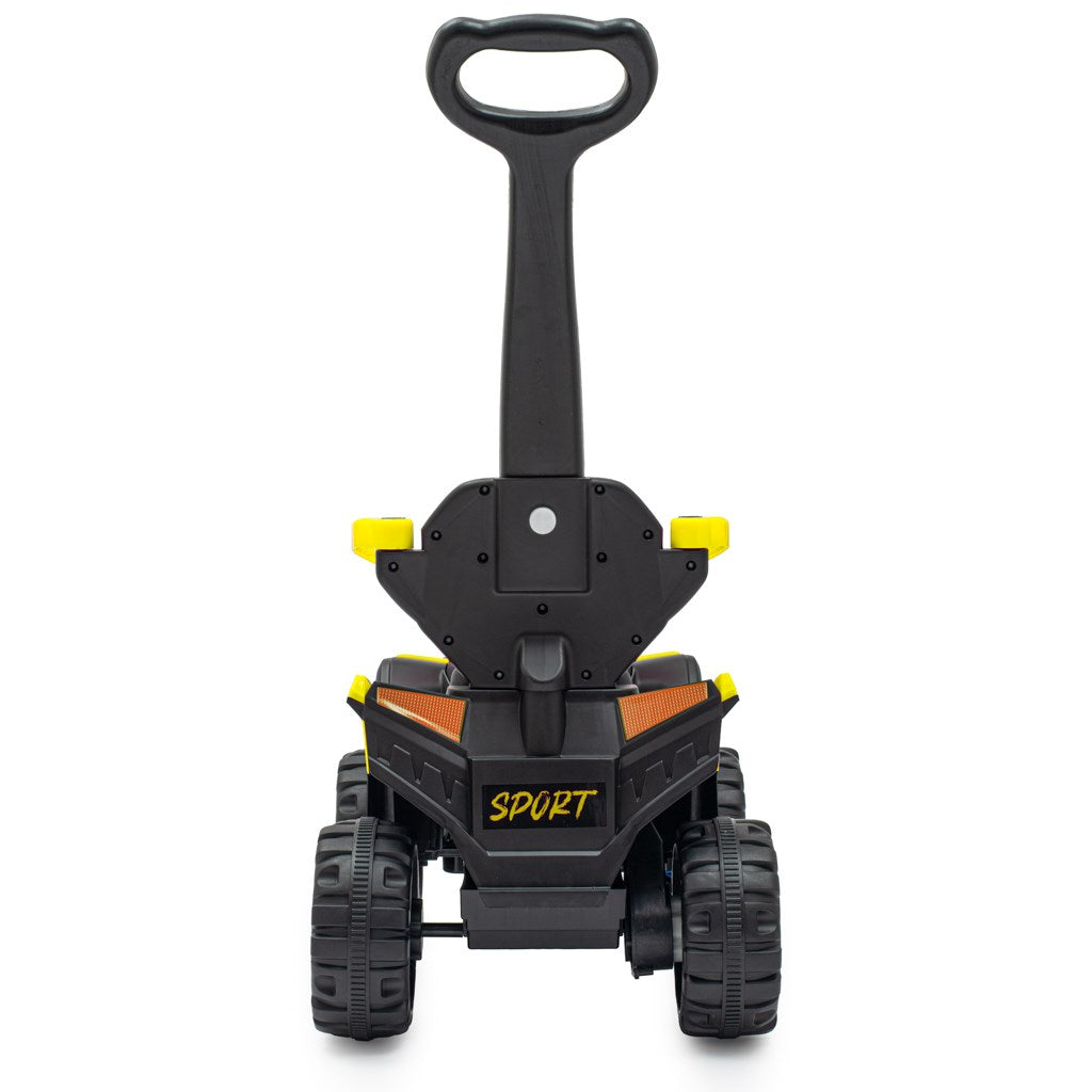 Baby Mix Ruggy elektromos futóbicikli vezetőrúddal sárga