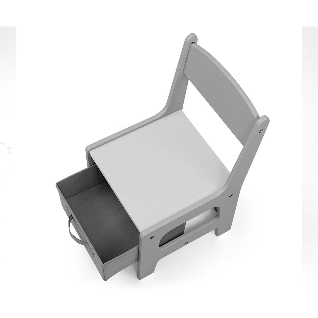 Bútorszett Milly Mally - Asztal és két szék Sven Grey