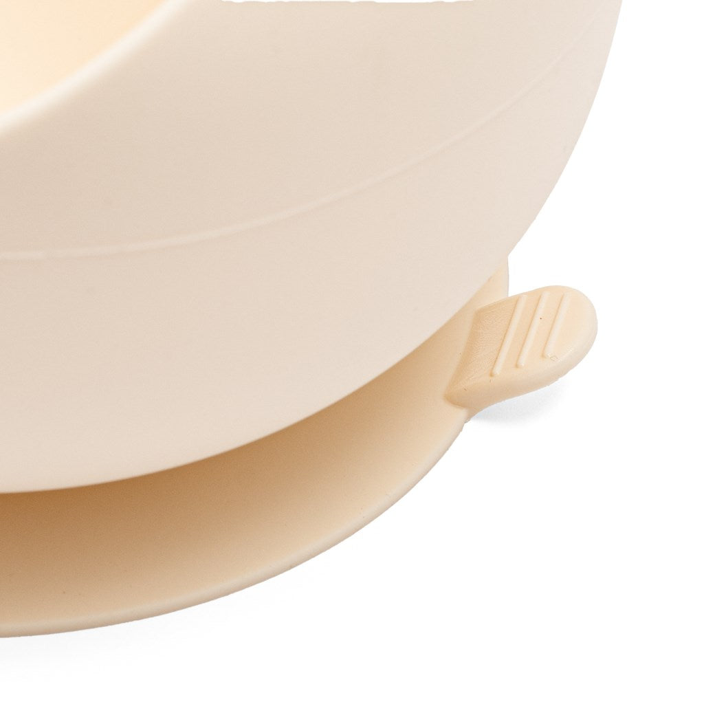 Baba szilikon tál tapadókoronggal New Baby bézs