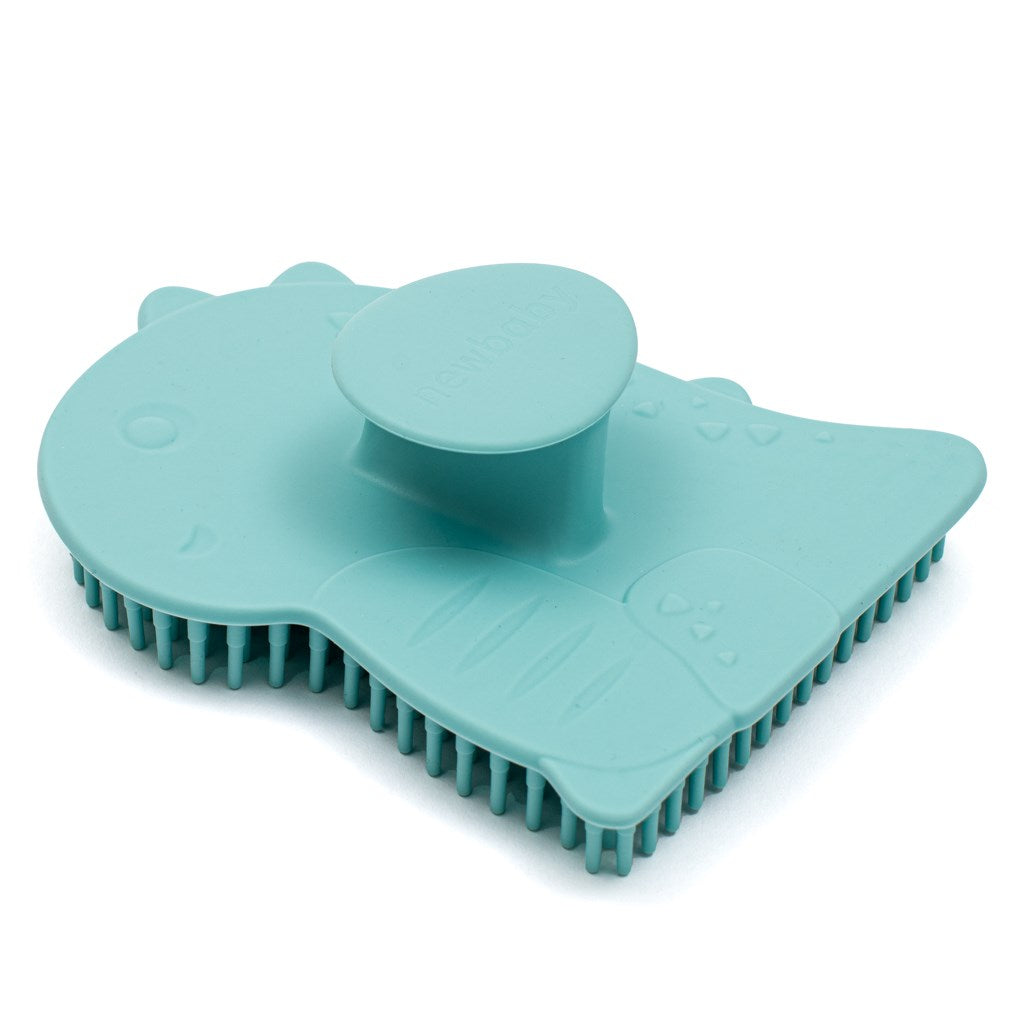 Baba szilikon fürdőkefe New Baby kék