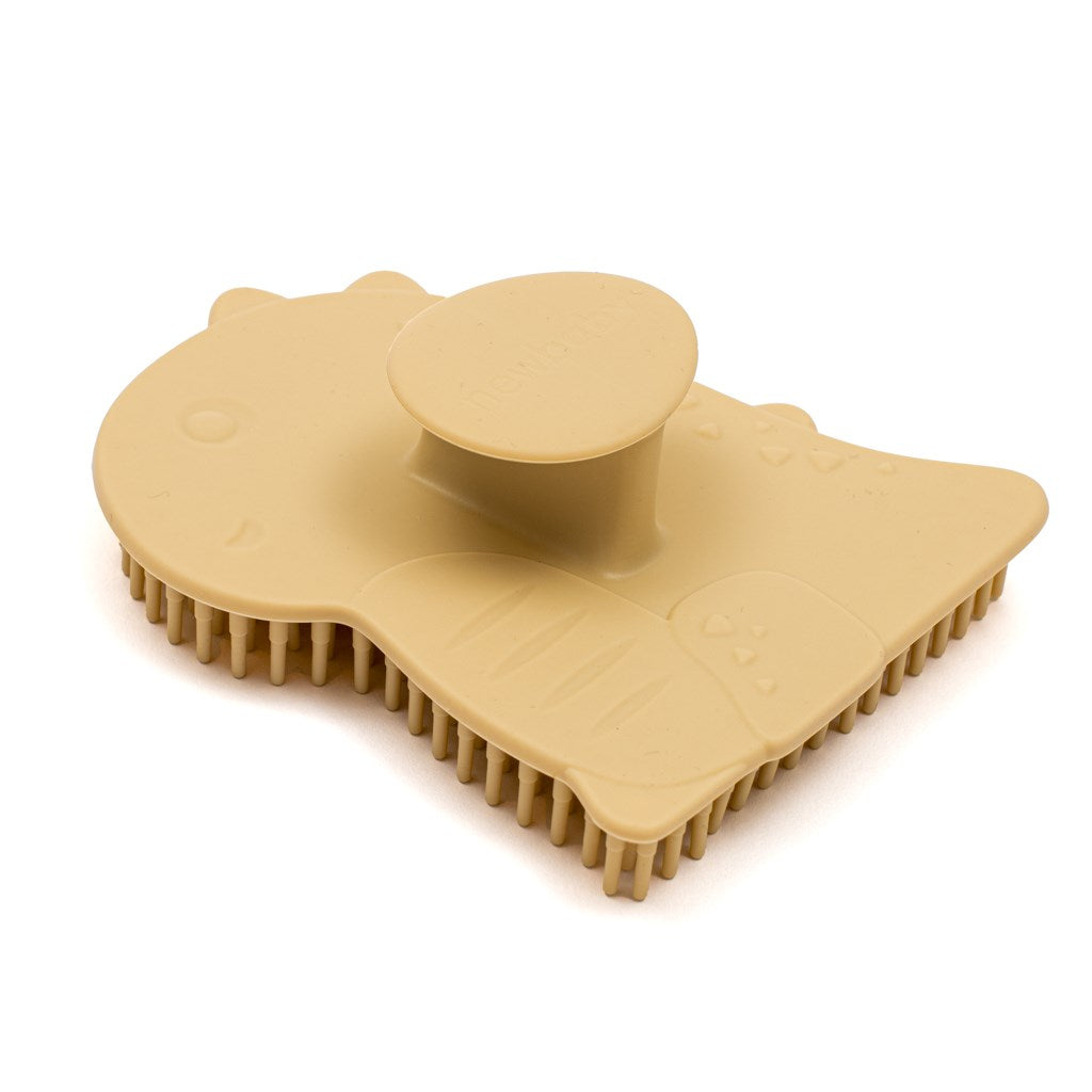 Baba szilikon fürdőkefe New Baby bézs