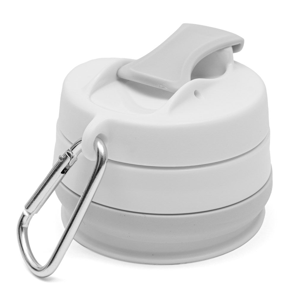 Szilikon Összecsukható Bögre 350 ml 2 az 1-ben New Baby - Szürke