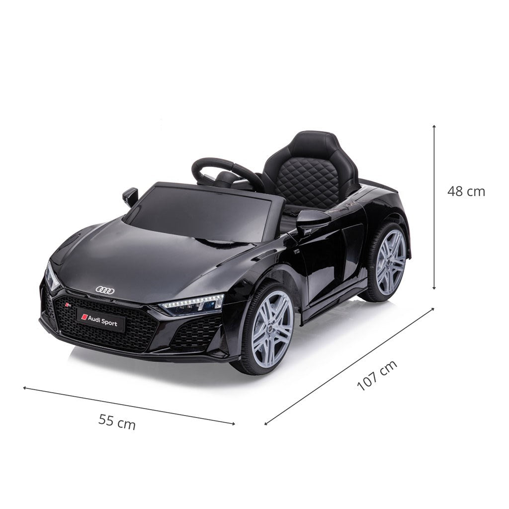 Elektromos autó Milly Mally Audi R8 Spyder Black