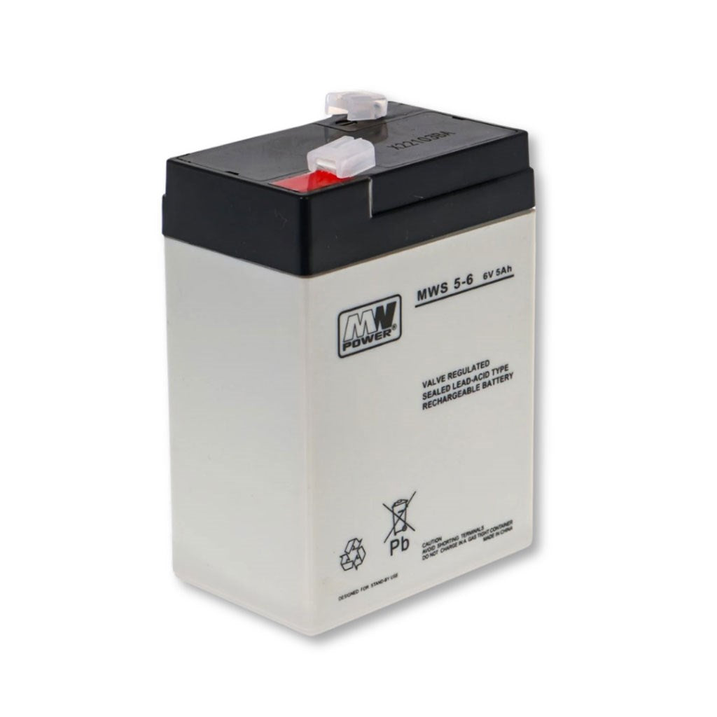 AGM gél akkumulátor 6V 5Ah Faston 187 MWS 5-6 karbantartásmentes
