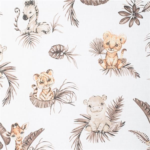 Kétoldalas gyerek pólya New Baby Safari 80x80 cm