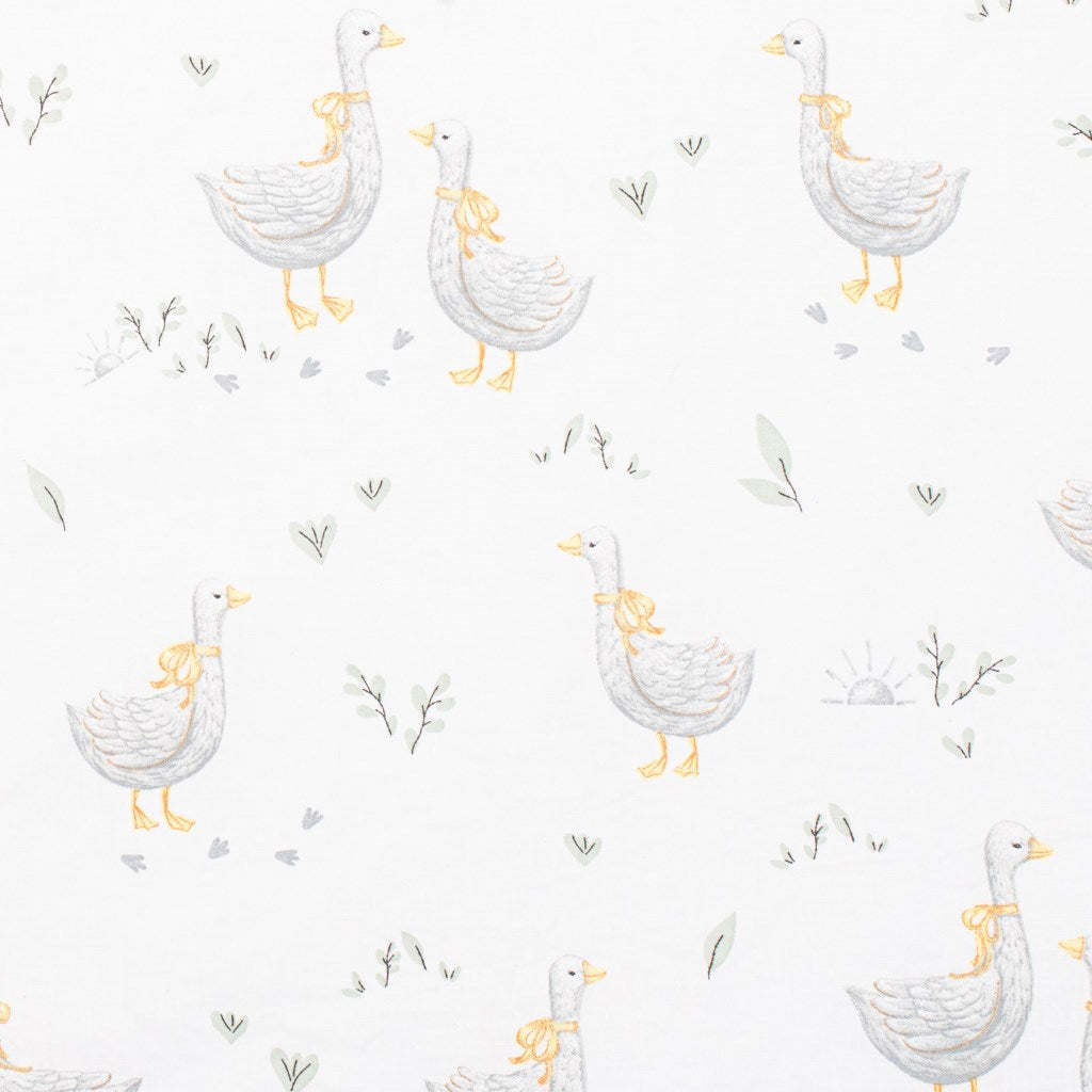 Kétoldalas gyerek pólya New Baby Libák 80x80 cm