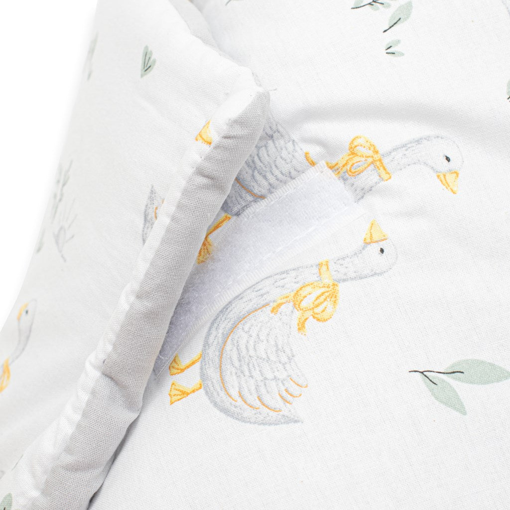 Kétoldalas gyerek pólya New Baby Libák 80x80 cm