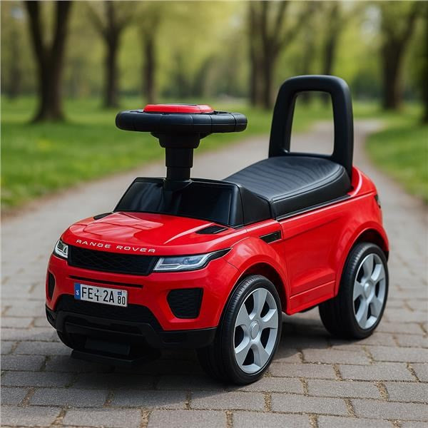 Baby Mix Prime SUV bébitaxi piros bőrből