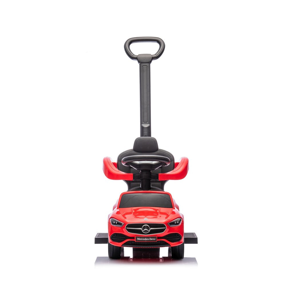 Bébitaxi tolókarral MERCEDES C-Class Deluxe Milly Mally Red