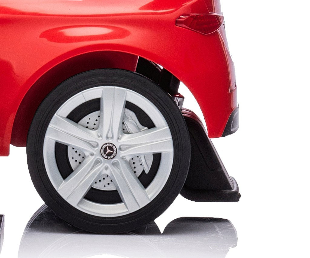 Bébitaxi tolókarral MERCEDES C-Class Deluxe Milly Mally Red