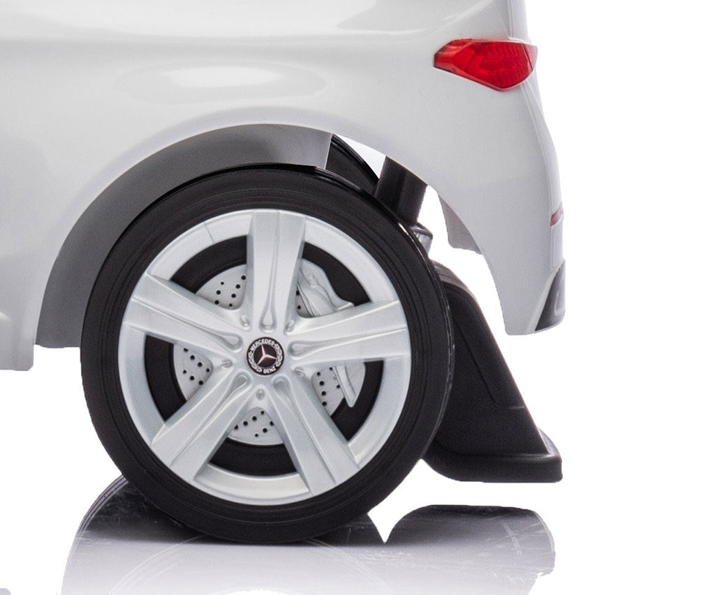 Bébitaxi tolókarral MERCEDES C-Class Deluxe Milly Mally White