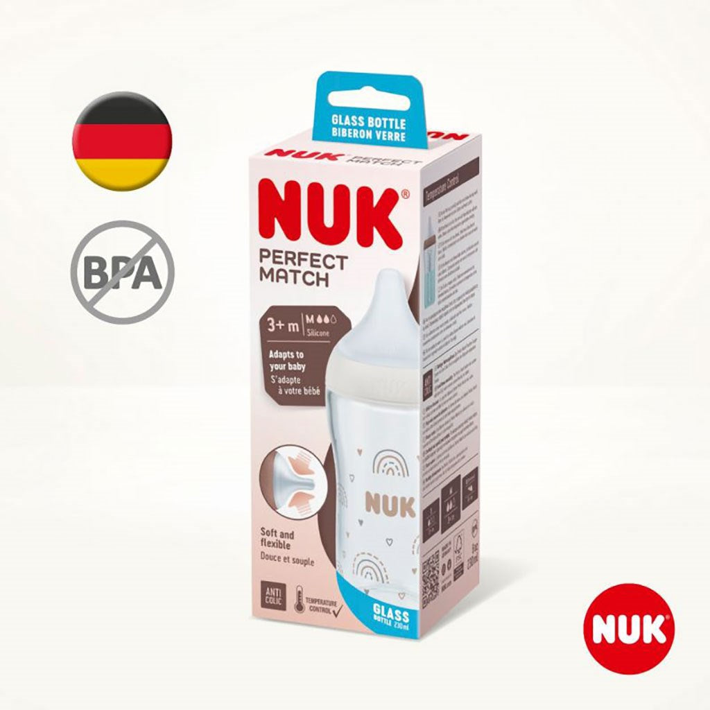 Baba üveg cumisüveg NUK Perfect Match Temperature Control 230 ml