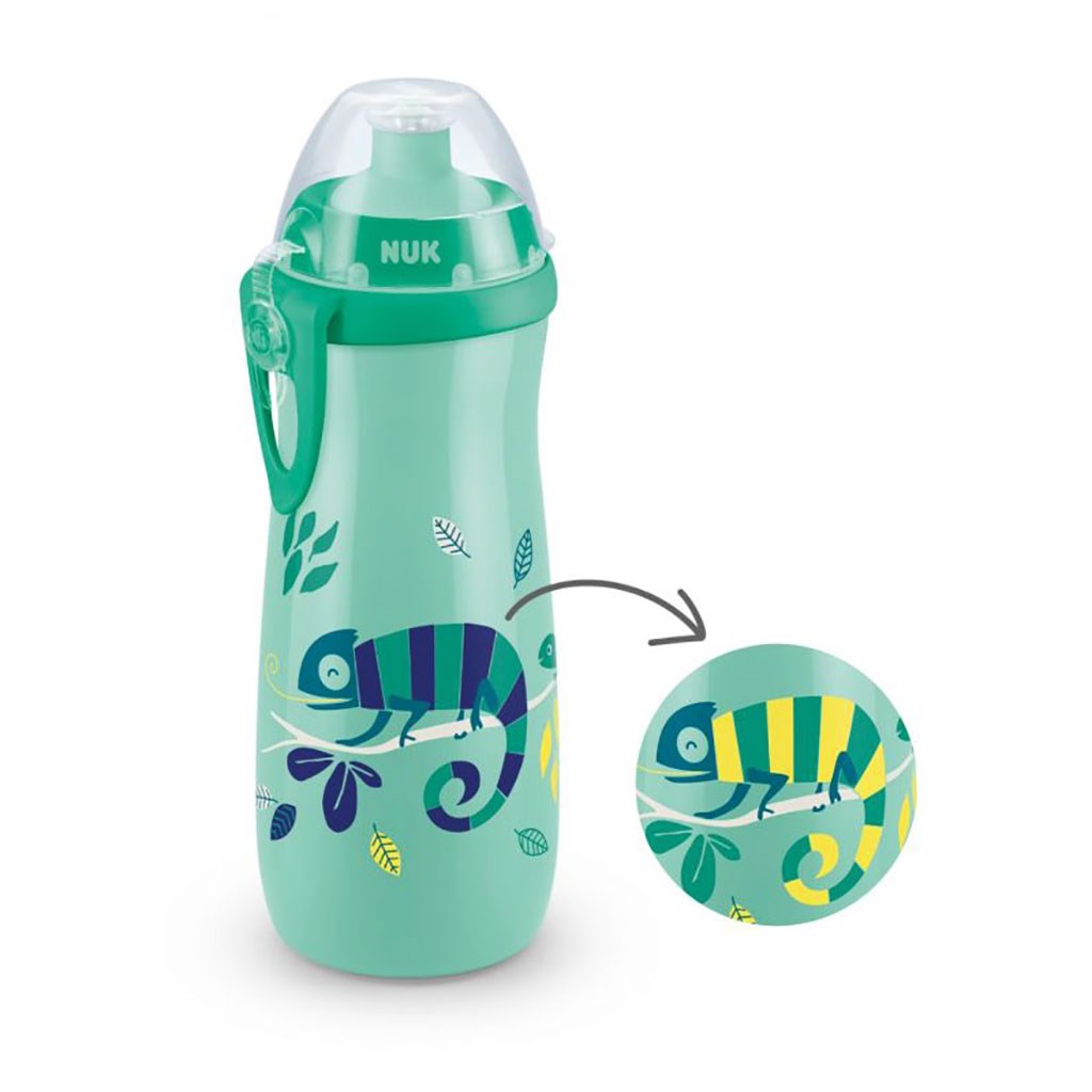 Gyermek sport itatópohár NUK Sports Cup Chameleon  450 ml