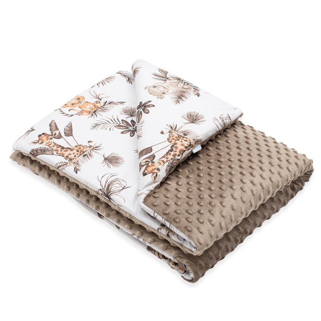 Gyermek pléd Minky New Baby Safari 80x100 cm