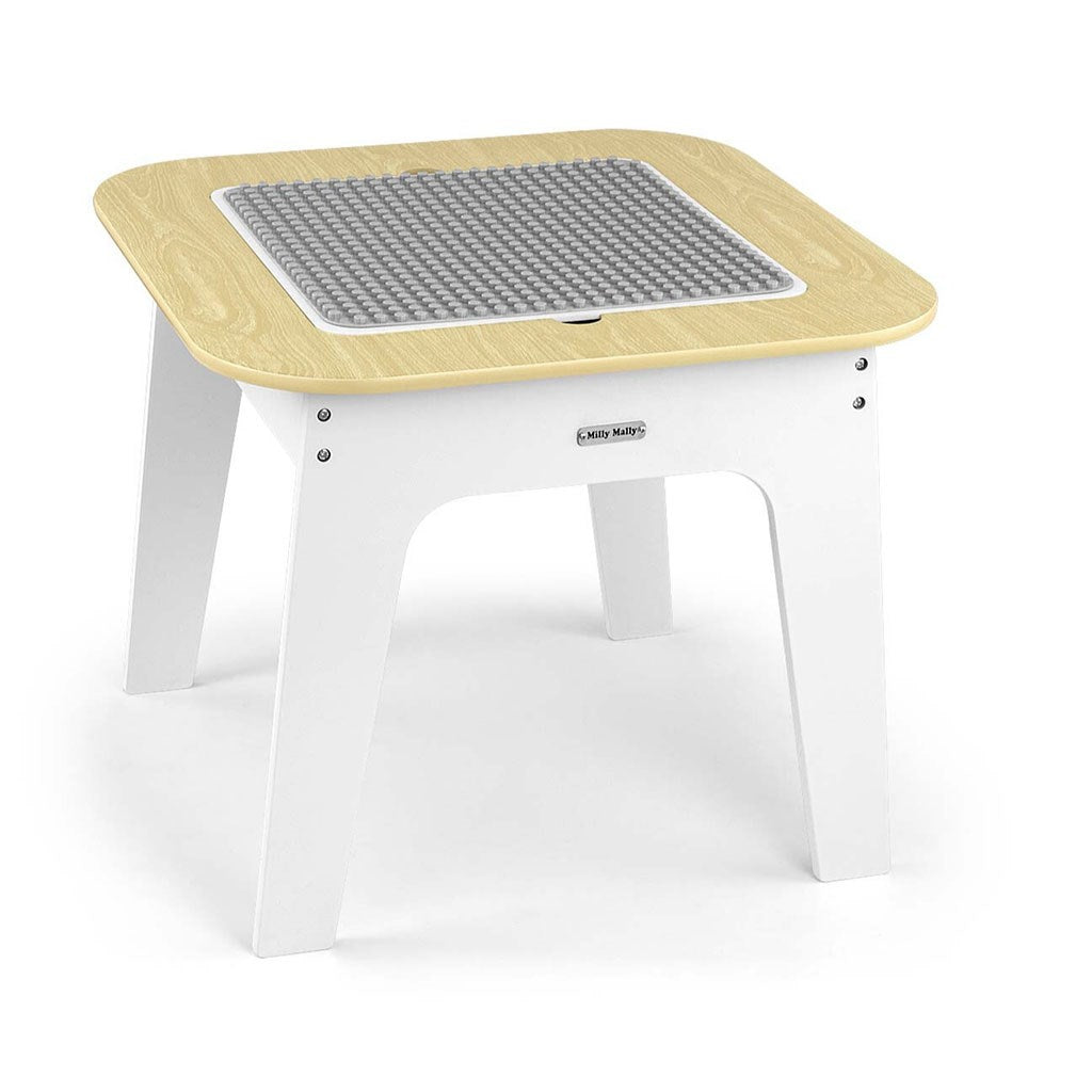 Gyerekasztal és szék Milly Mally Olaf Blocks White