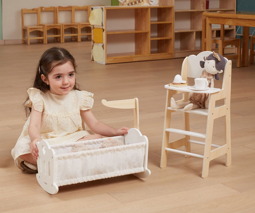 Fa babaágy - bölcső Viga