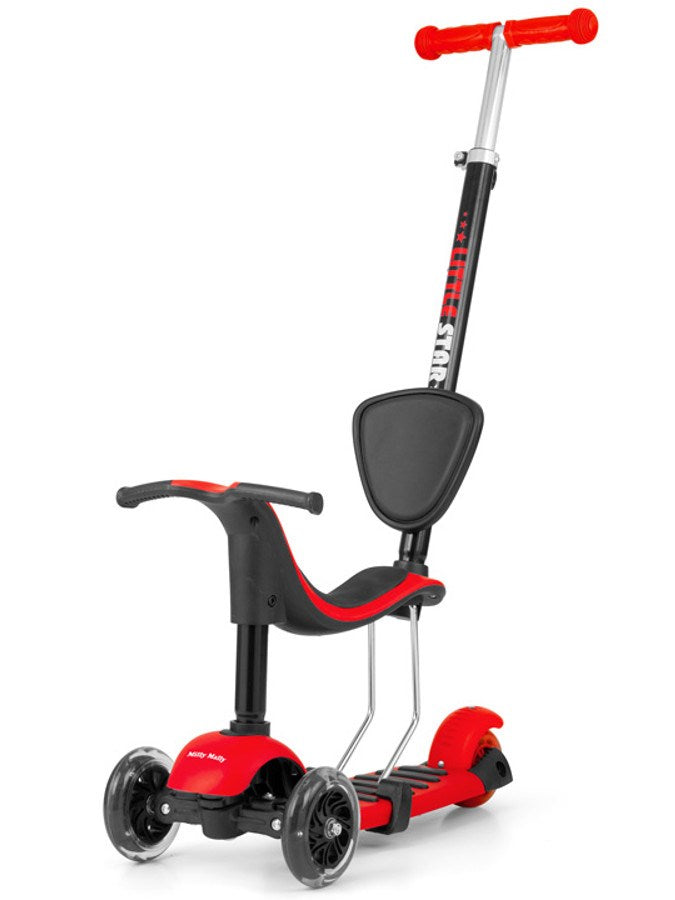 Gyerek roller  Milly Mally Little Star piros (a csomagolás sérült)