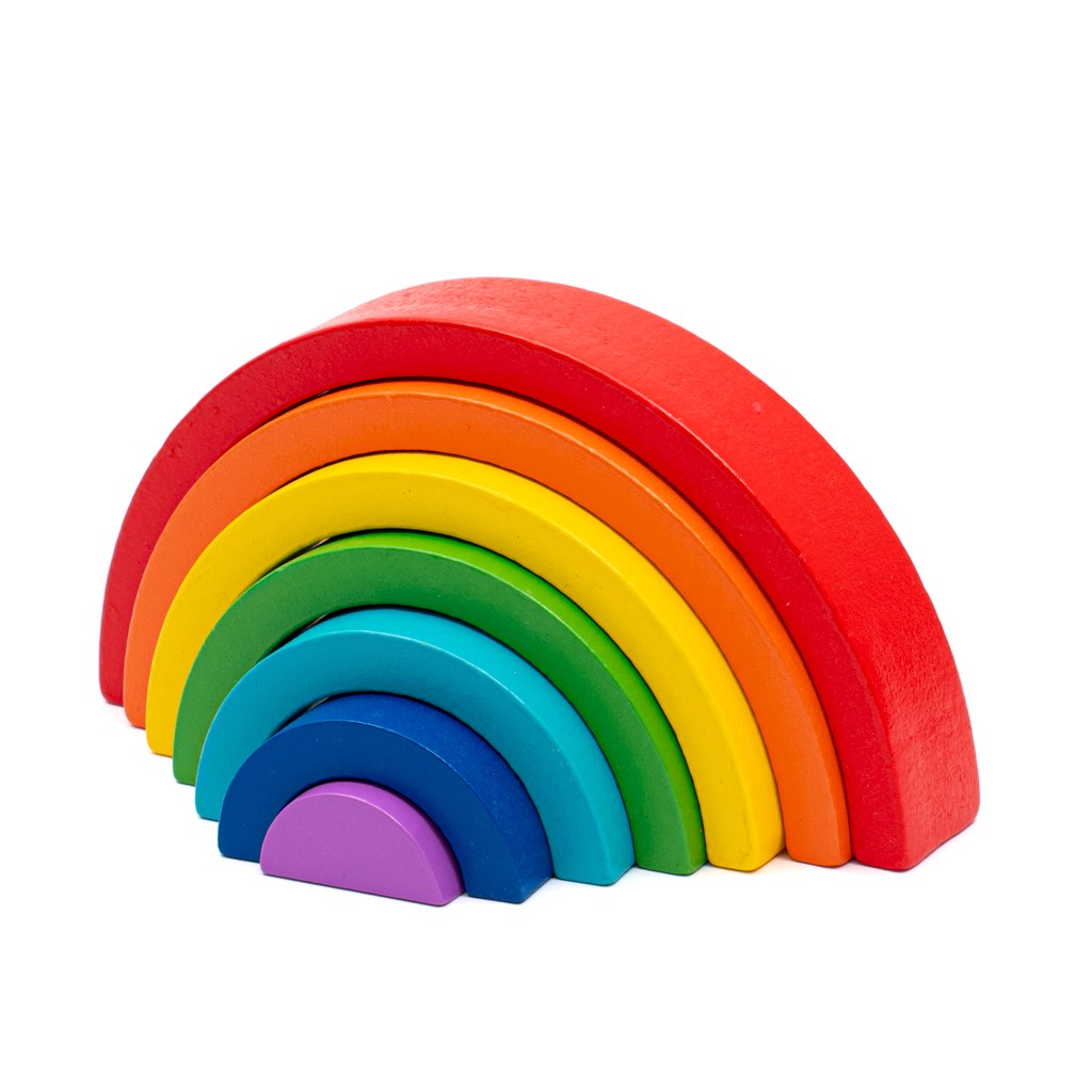 Montessori Baby Mix Fa Szivárvány