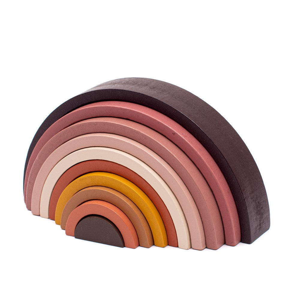 Fa szivárvány Brown Montessori Baby Mix